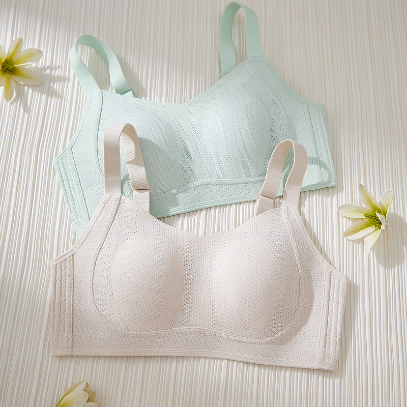 Full Cup Large Size Underwear For Women With Large Breasts, Small Size, Ultra-Flat, No Steel Ring, Seamless, Side Breast Collection, Anti-Sagging Bra