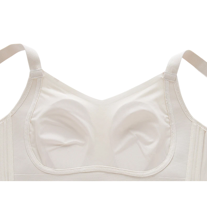 Full Cup Large Size Underwear For Women With Large Breasts, Small Size, Ultra-Flat, No Steel Ring, Seamless, Side Breast Collection, Anti-Sagging Bra