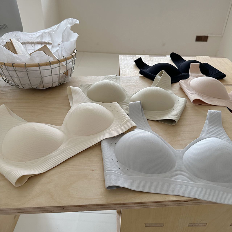 Milk Leather Bra. Sports Vest
