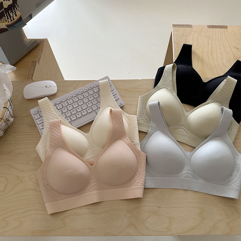 Milk Leather Bra. Sports Vest