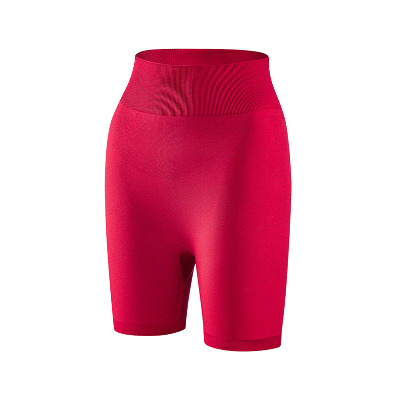 Seamless High Elastic Outerwear Sports Fitness Yoga Pants Three-Quarter Pants