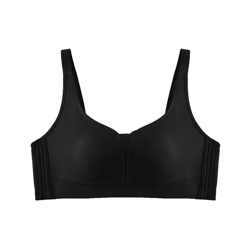 Full Cup Large Size Underwear For Women With Large Breasts, Small Size, Ultra-Flat, No Steel Ring, Seamless, Side Breast Collection, Anti-Sagging Bra