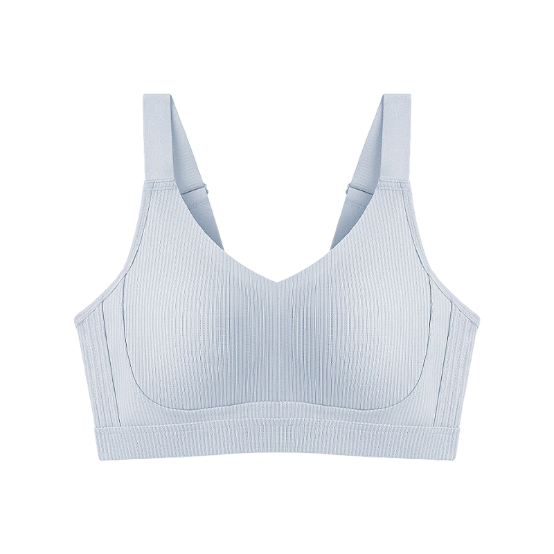 Seamless Underwear For Women With Big Breasts And Small Beautiful Back, Full Cup, Anti-Sagging And Side Breasts, Large Size Bra, Thin Style For Summer