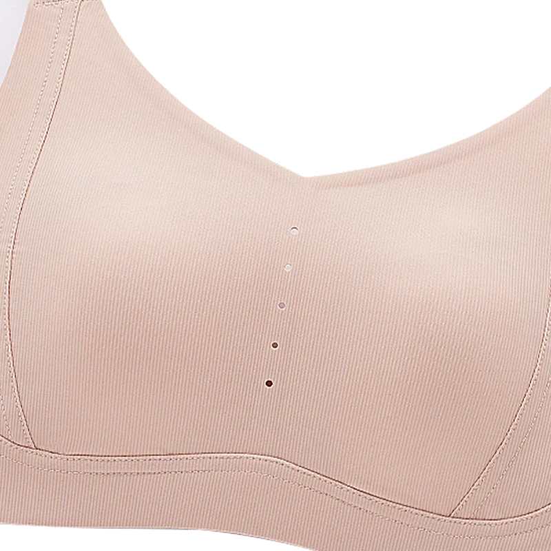 Big Breasts Show Small Rabbit Ear Cup Underwear Women's Breathable Full Cup Upper Support Anti-Sagging Thin Bra
