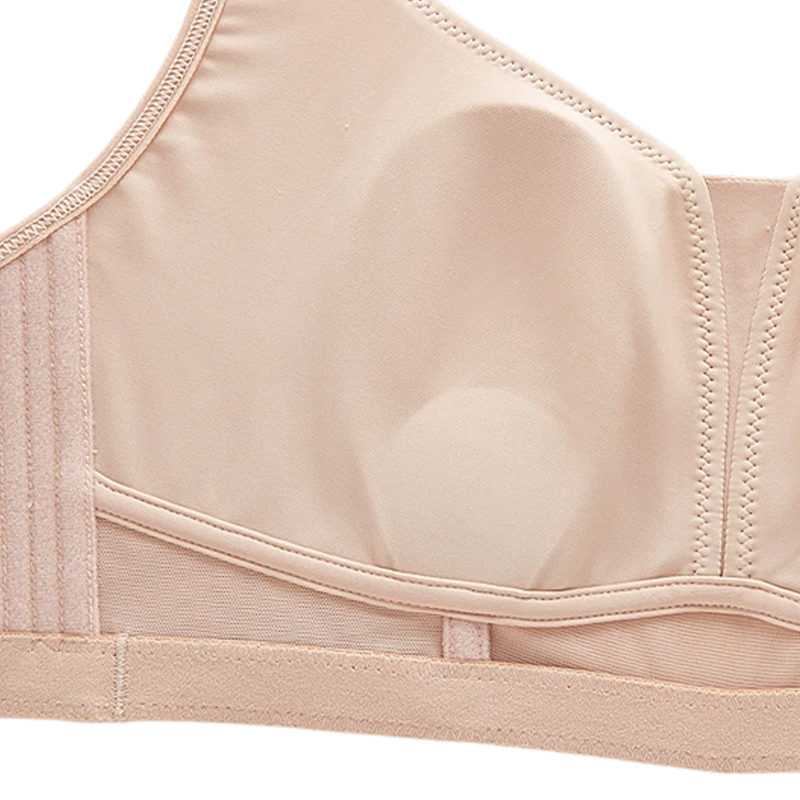 Full Cup Large Size Underwear For Women With Large Breasts, Small Size, Ultra-Flat, No Steel Ring, Seamless, Side Breast Collection, Anti-Sagging Bra