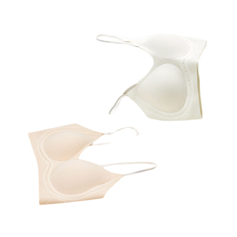 Ultra-Thin Silver Thread Spaghetti Straps Scented Cool Underwear Size Bra Thin Summer