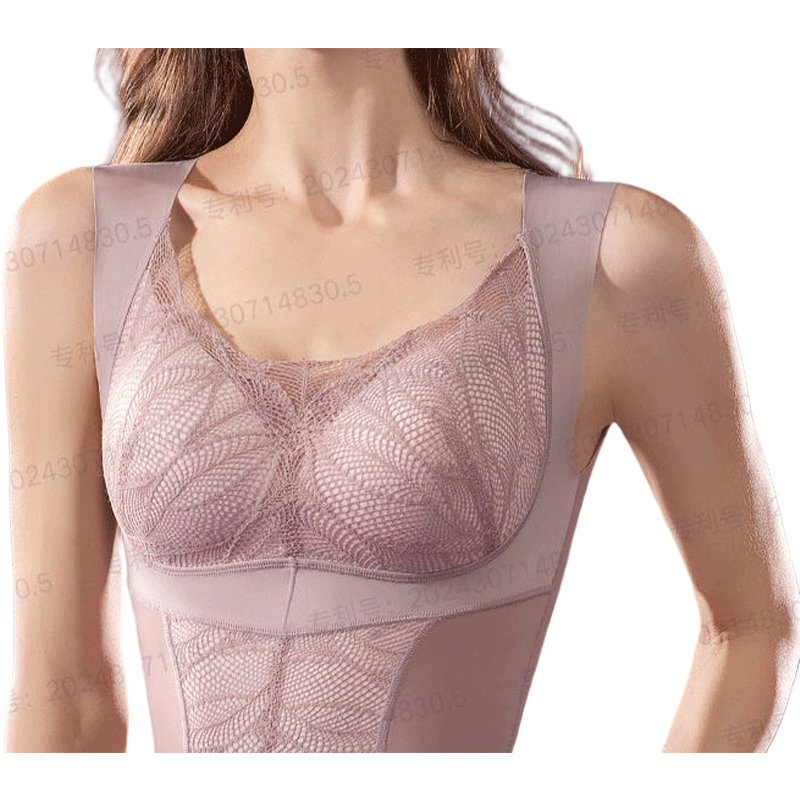 Purple Qi Dong Lai Seven Dimensional Body Shaping Bodysuit